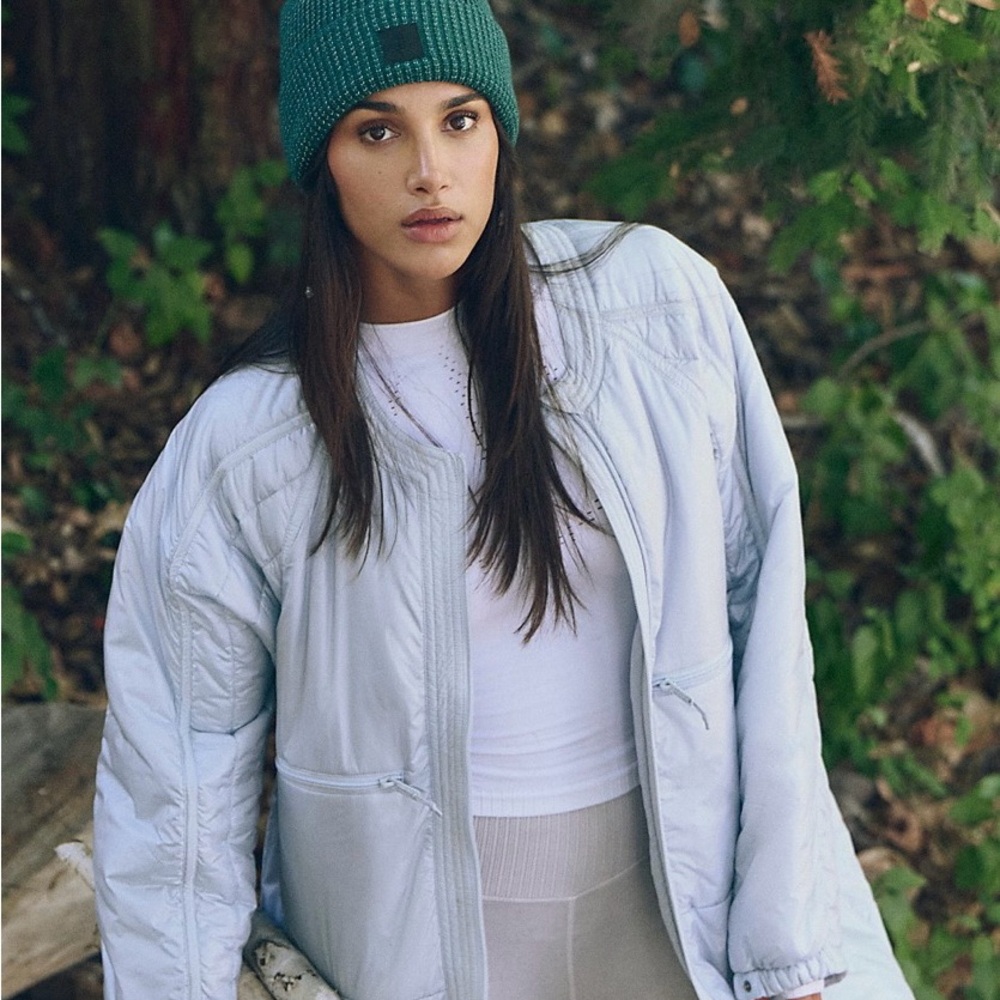 NWT Free People Light as a Feather Packable Tunic Liner Jacket Size L Large